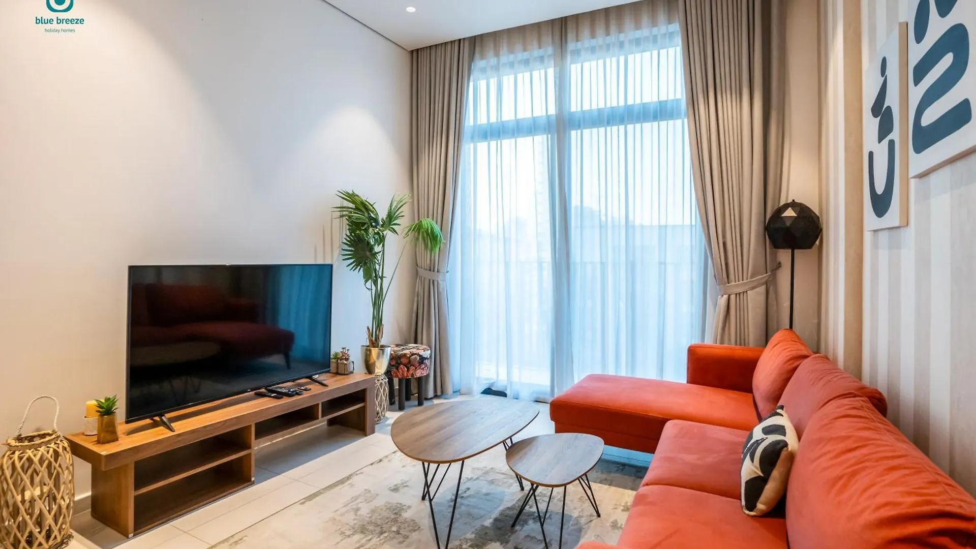 Blue Breeze - Stylish 2Br With Balcony & Private Terrace In Jvc Apartment Dubai